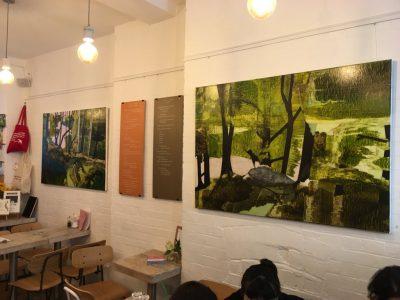Poetry exhibition: Zoe Benbow and Sarah Corbett: overall view