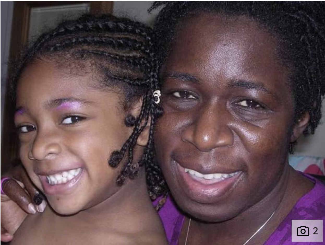 Ella Kissi Debra - on the left as you face the image - and her mum Rosamund